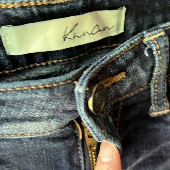 Woman’s kancan jeans, Estilo, skinny distressed cut# J-710 size 27 - Picture 3 of 6